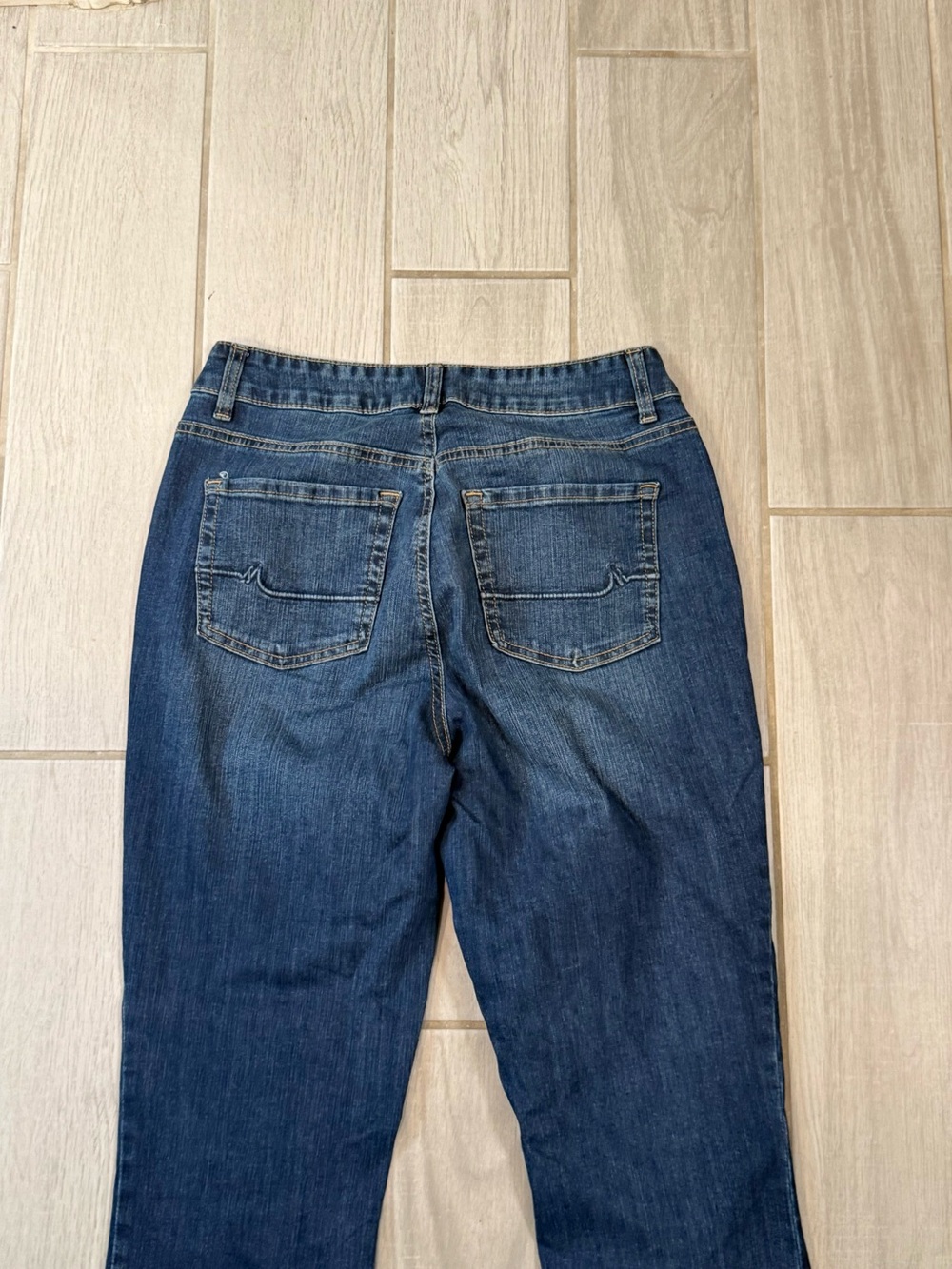 Maurices Blue High-Rise Flare Jeans - Picture 7 of 9